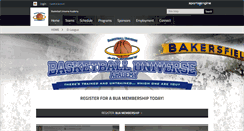 Desktop Screenshot of bballuniverse.com